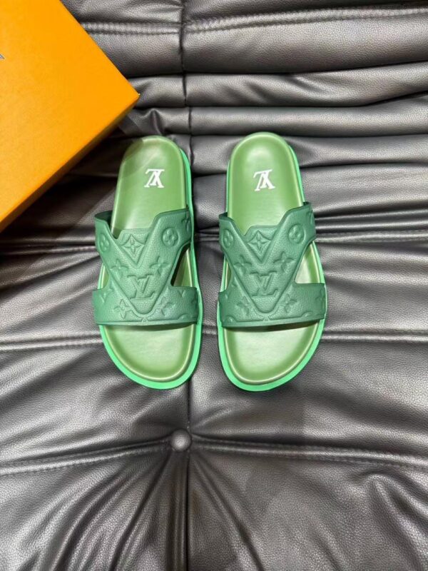 Louis Monogram Luxe Slides - Image 8