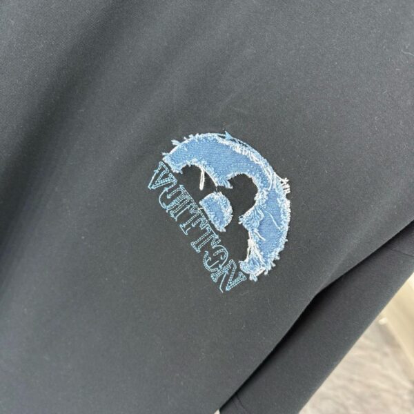 DENIM PATCH CREWNECK TEE - Image 6