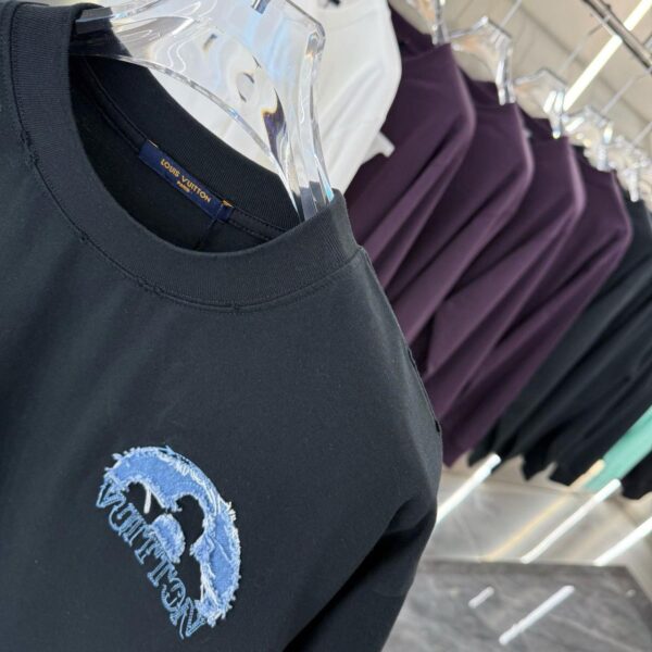 DENIM PATCH CREWNECK TEE - Image 8