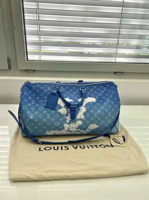 BLUE MONOGRAM DUFFLE BAG - Image 2