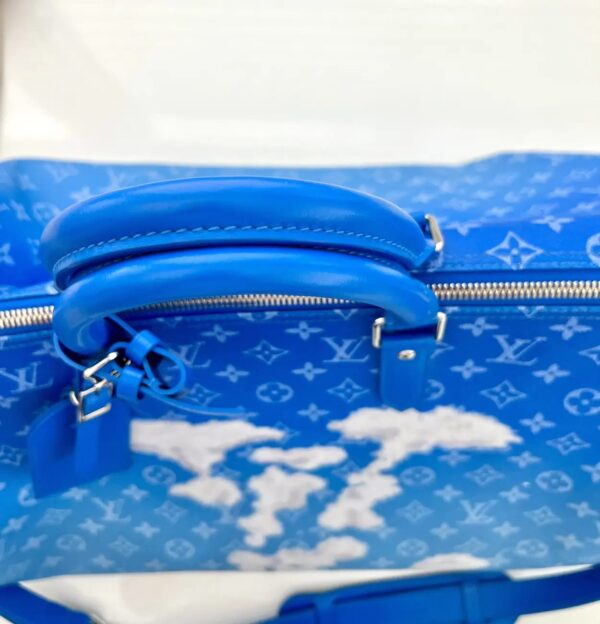 BLUE MONOGRAM DUFFLE BAG - Image 4