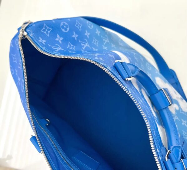 BLUE MONOGRAM DUFFLE BAG - Image 6
