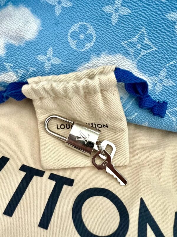 BLUE MONOGRAM DUFFLE BAG - Image 8