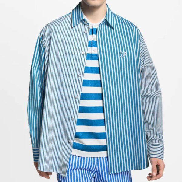 DEISIGNER COTTON SHIRT GEL LOGO - Image 4