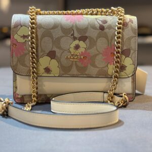 TABBY 90440 SHOULDER BAG WHITE BROWN