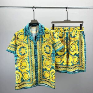BLUE YELLOW PRINT CO ORD SET