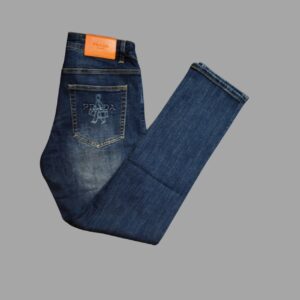 MAN PRINT BACK POCKET DENIM