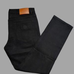 EMBROIDERY LOGO BLACK DENIM