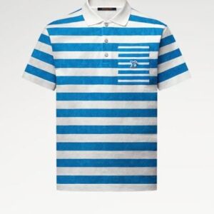 STRIPED GEL LOGO POLO