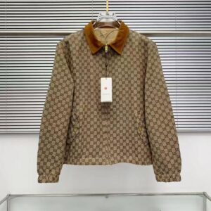 GG CANVAS REVERCIBLE JACKET