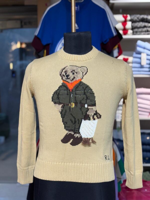 BEIGE SHE BEAR PULLOVER