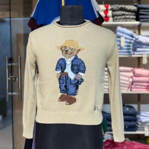 COUNTRY CHIC BEAR SWEATER
