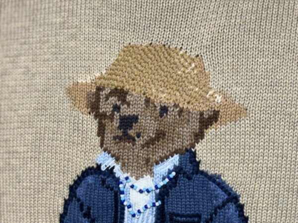COUNTRY CHIC BEAR SWEATER - Image 3