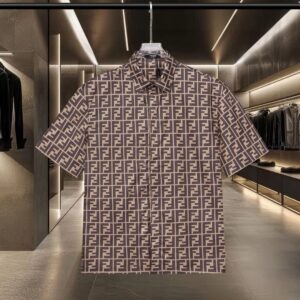 GEOMETRIC MONOGRAM SHIRT
