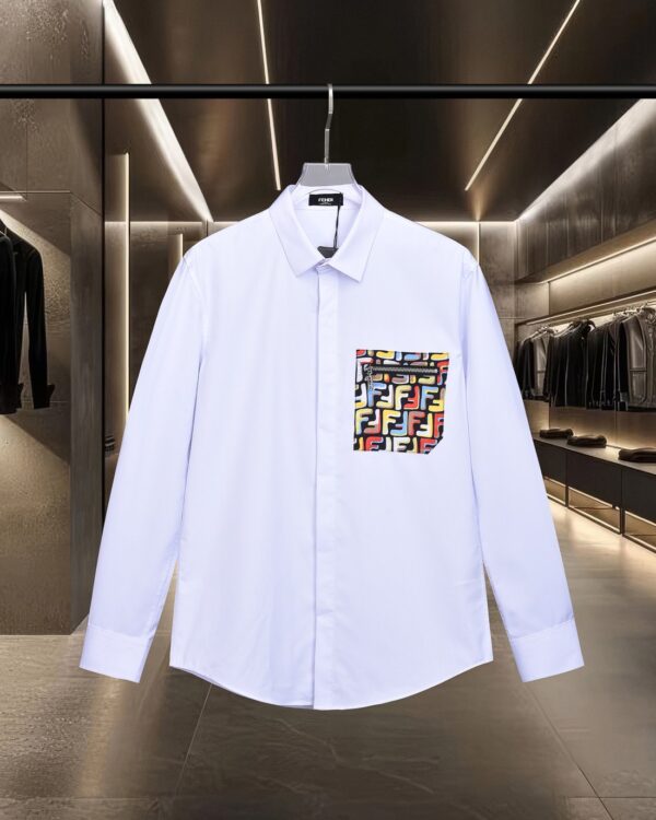 DUAL TONE ACCENT POCKET SHIRT - Image 2