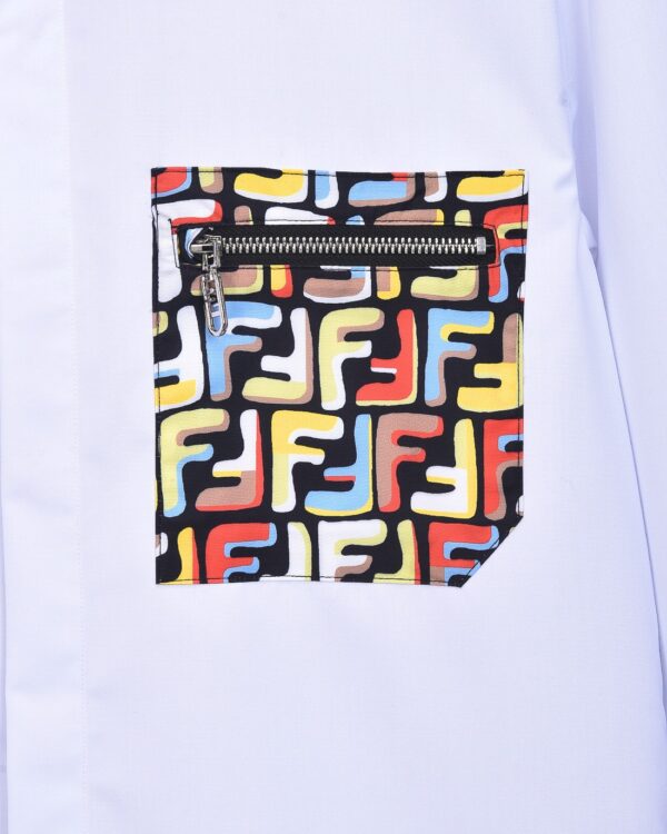 DUAL TONE ACCENT POCKET SHIRT - Image 6