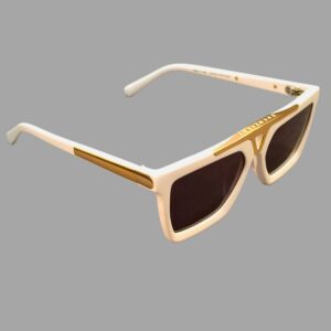 IVORY GOLD EDGE SUNGLASSES