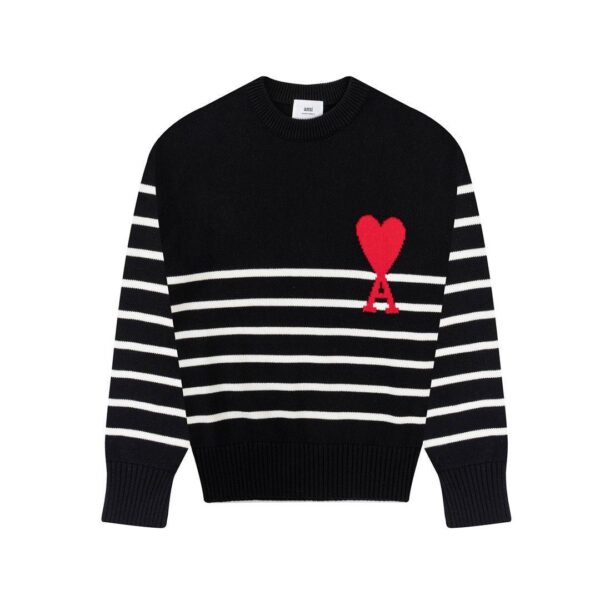 STRIPED HEART SWEATER - Image 3