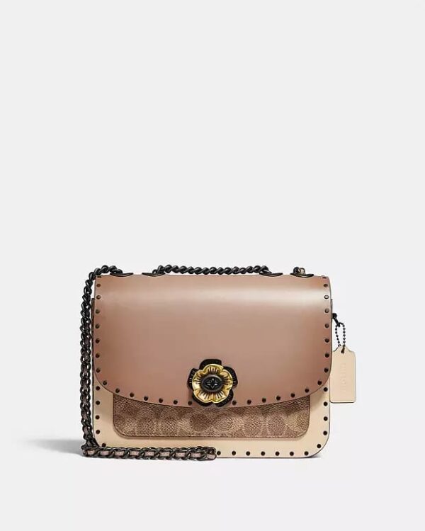 FLOWER BUCKLE SHOULDER BAG - Image 4