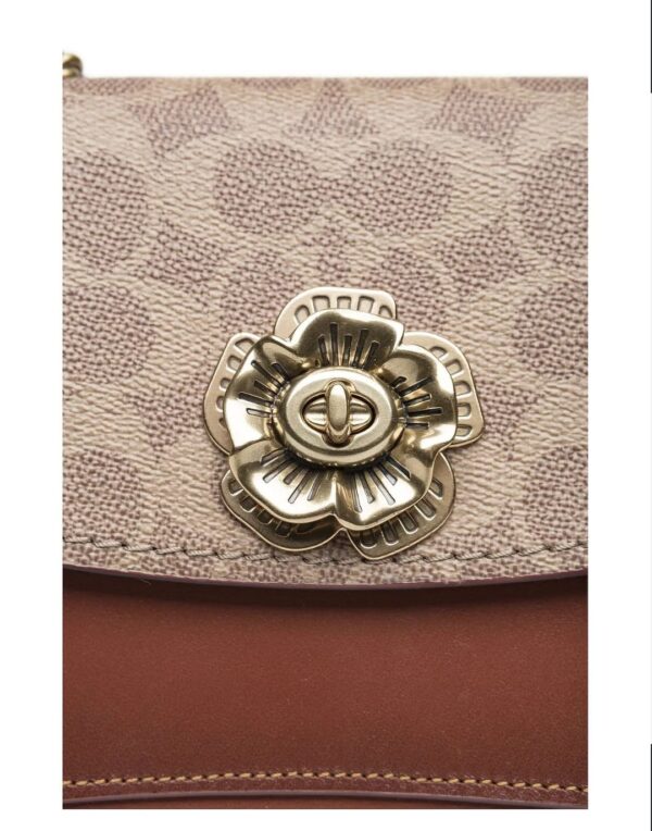 FLOWER BUCKLE SHOULDER BAG - Image 7