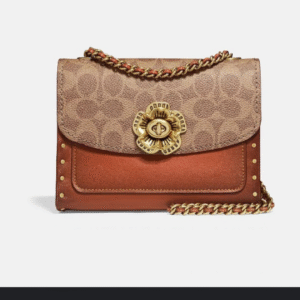 FLOWER BUCKLE SHOULDER BAG