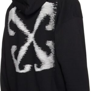 OW WHITE ZIPPER HOODIE