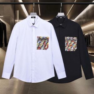 DUAL TONE ACCENT POCKET SHIRT