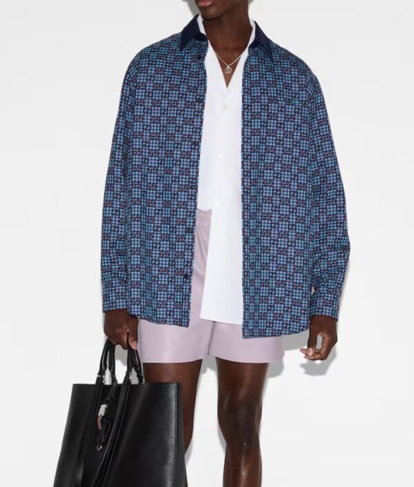 VICY OVERSIZED JACQUARD SHIRT - Image 7