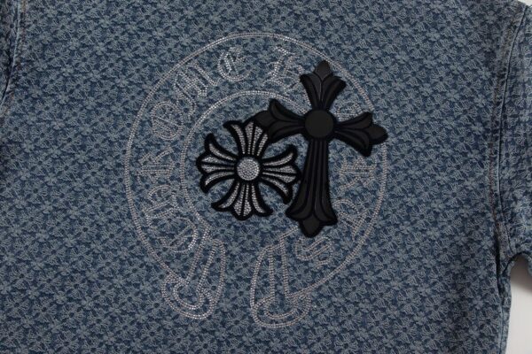 OVERSIZED DENIM CROSS SHIRT - Image 3