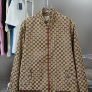 ALL OVER MONOGRAM ZIP JACKET