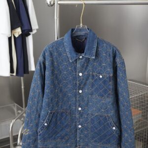 GOLDEN EMBROIDERY DENIM JACKET