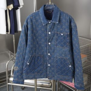 GOLDEN EMBROIDERY DENIM JACKET