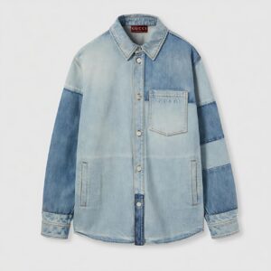 MANY PATCH DENIM SHIRT
