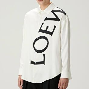 DIAGONAL LOGO PRINT SHIRT