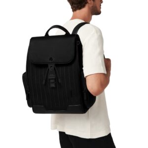 LEATHER CANVAS BACKPACK