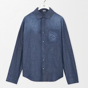 WASHED CHAMBRAY ANAGRAM SHIRT