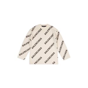 DIAGONAL PRINT PULLOVER