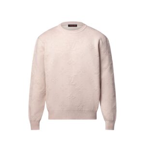 MONOGRAM EMBOSSED PULLOVER