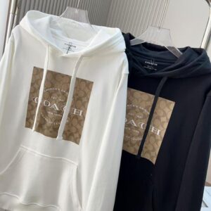SQUARE LOGO PRINT HOODIE
