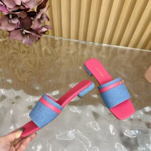 DENIM PINK SLIPPER