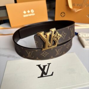 GOLD STAR LOGO BELT