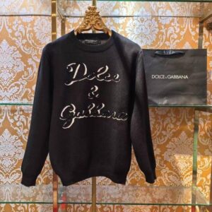 SIGNATURE SCRIPT KNIT SWEATER