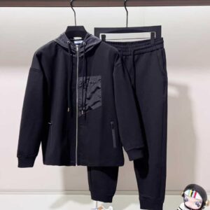 BLACK UTILITY TRACKSUIT