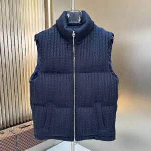 HALF KNIT ZIPPER JACKET