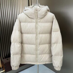 PATTERN PUFFER JACKET