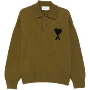 COLLARED HEART PULLOVER