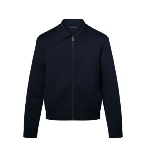 Blason Embossed Zipped Blouson