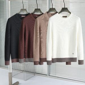 CONTRAST EDGH PULLOVERS