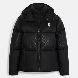 C NOIR DOWN PUFFER JACKET