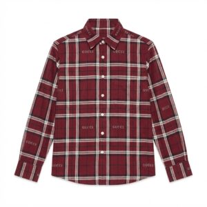 GG RED CHECK SHIRT